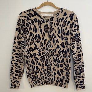 ZARAKNIT crew neck buttons down cardigan